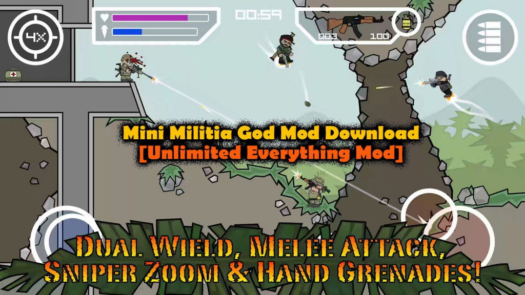 Enjoy the Ultimate Impact of Mini Militia God Mod