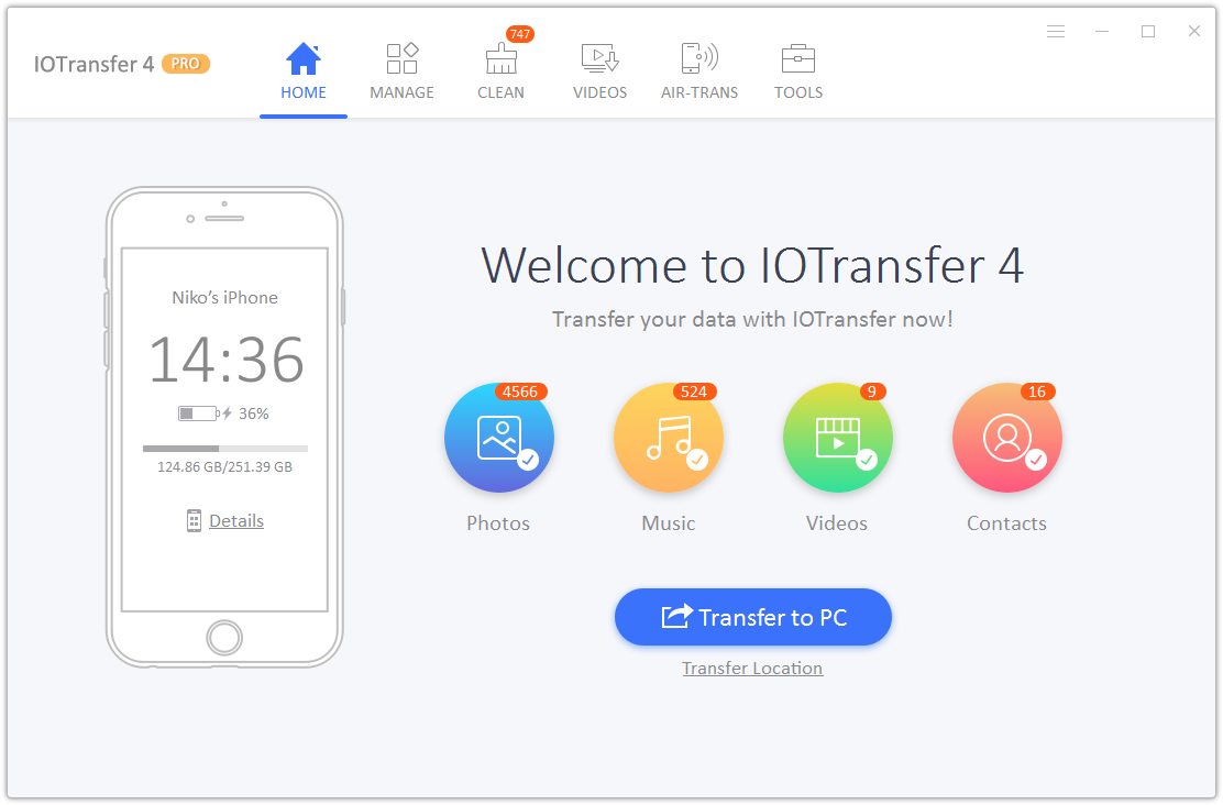 IOTransfer 4: The iPhone Manager for Easy Data Transfer and Management